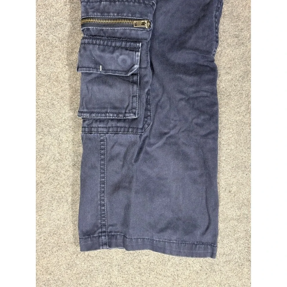 Paco Jeans Kids Navy Blue‎ Cargo Pants Multi Pocket Utility Trousers 26x28